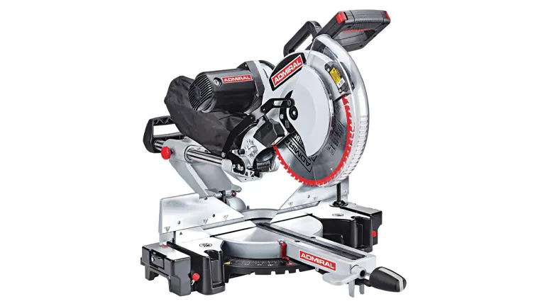 ADMIRAL 12" Dual Bevel Sliding Compound Miter Saw with LED & Laser Guide Review