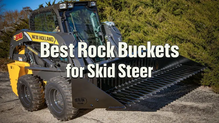 Best Rock Buckets for Skid Steer
