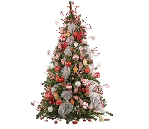 WBHome 7FT Pre-lit Artificial Christmas Tree