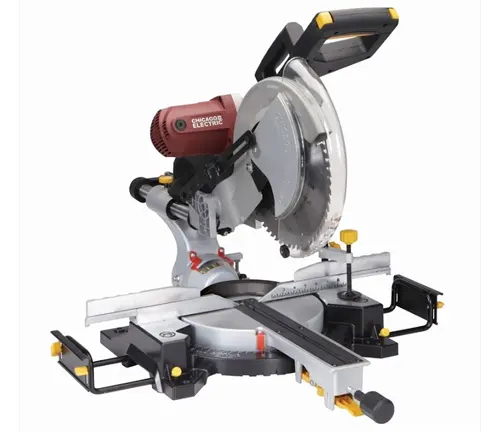 Chicago Electric 61969 12" Double-Bevel Sliding Compound Miter Saw