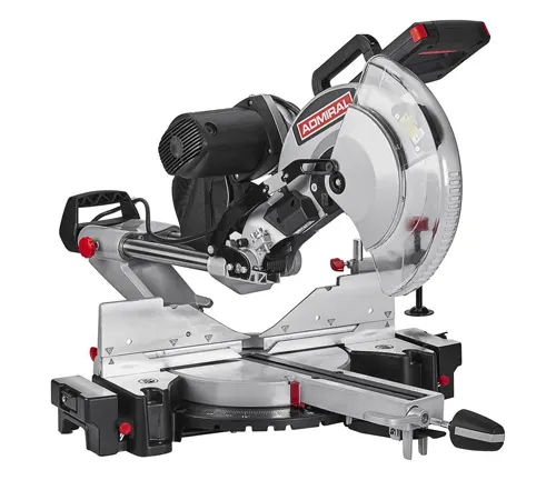 ADMIRAL 12" Dual Bevel Sliding Compound Miter Saw with LED & Laser Guide