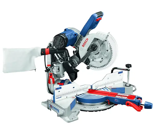Bosch CM10GD 10” Dual-Bevel Glide Miter Saw displayed against a white background