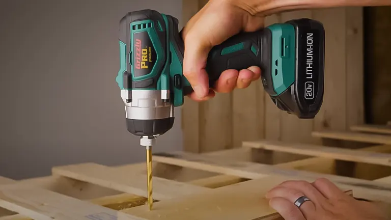 Tool Review: Cordless impact driver and hammer drill by Grizzly -  FineWoodworking