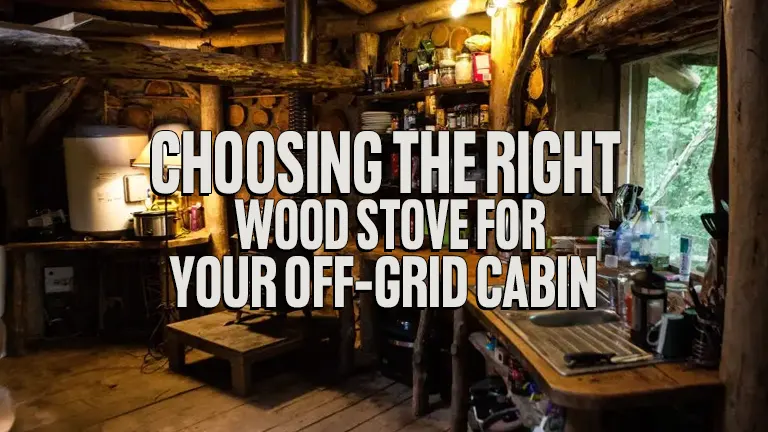 Choosing the Right Wood Stove for Your Off-Grid Cabin: A Size Guide