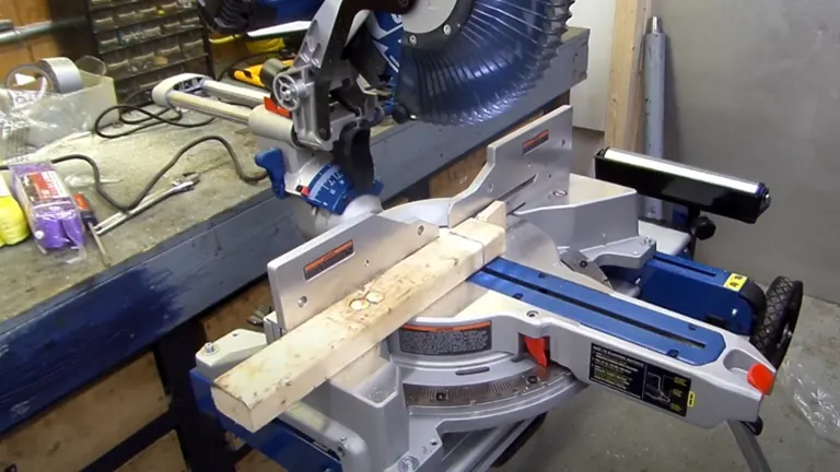 Hercules 550 lb. Universal Aluminum Mobile Folding Miter Saw Stand in use in a workshop setting