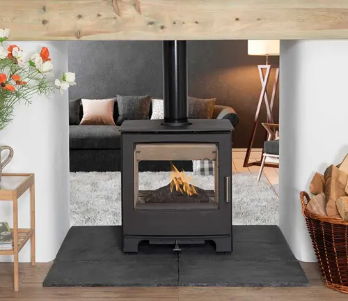 Double-Sided Wood StoveStoves