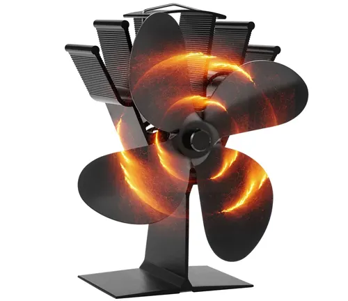 COMBIUBIU 4 Blade Fireplace Fan