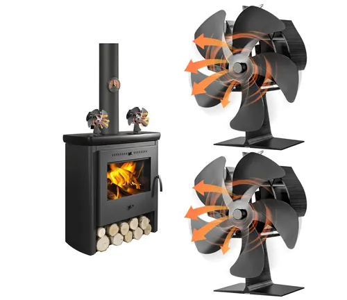 Flanagan 5-Blade Heat Powered Stove Fan