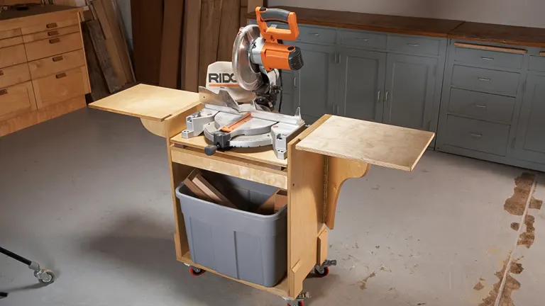 Compact Miter Saw Station