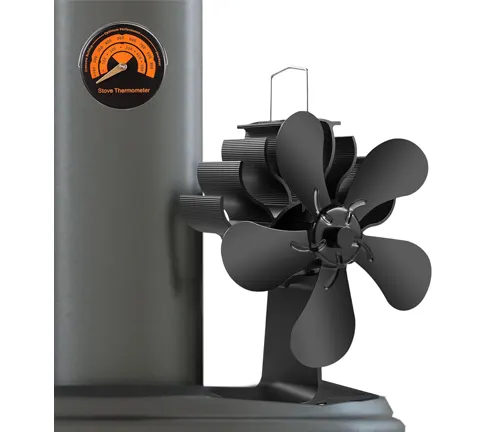PYBBO 5-Blade Heat Powered Stove Fan