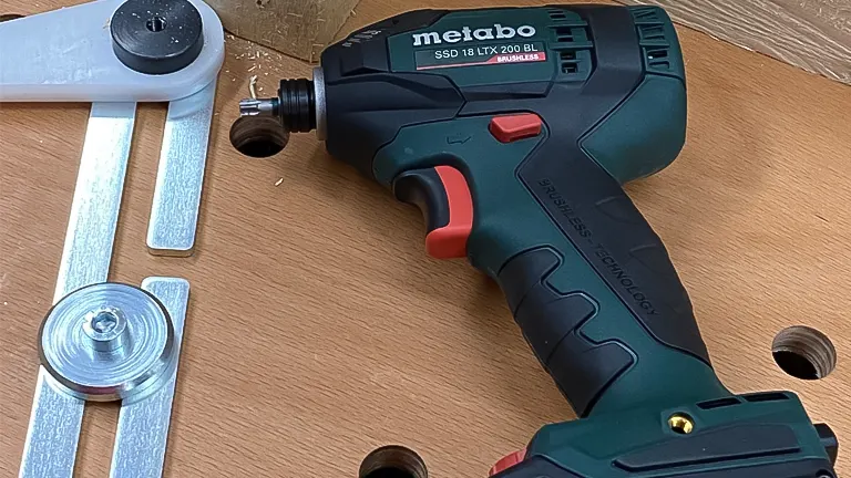 A Metabo 18V SSD LTX 200 BL cordless impact driver with a 1/2" square drive