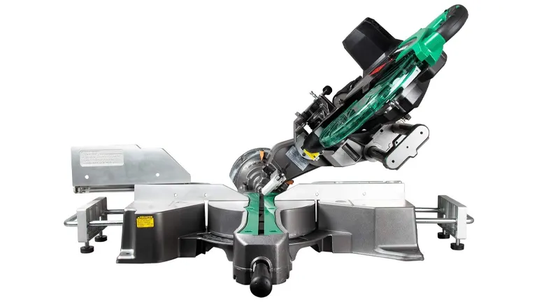 Metabo HPT C12RSH2S 12” Dual-Bevel Sliding Compound Miter Saw with Laser Marker on a white background