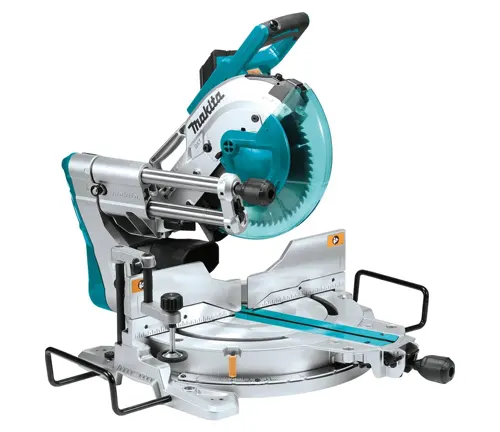 Metabo HPT C10FSHCT 10" Dual-Bevel Sliding Compound Miter Saw with Laser on white background