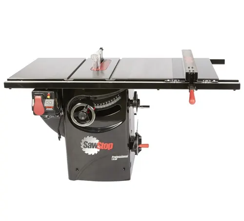SawStop Professional Cabinet Saw in white background