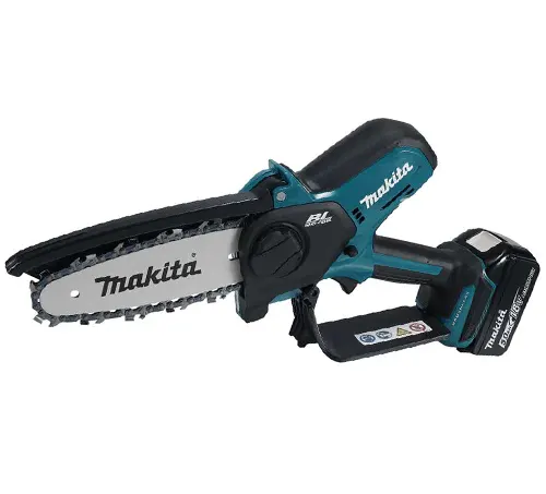 Black and teal Makita DUC150 18V Cordless Brushless Pruning Saw