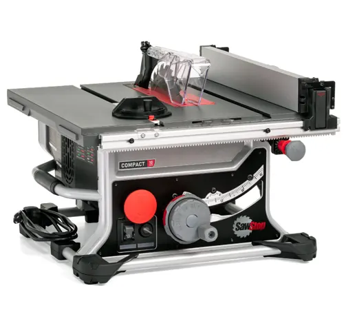 SawStop Compact Table Saw in white background