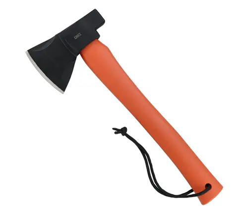 CRKT Chogan Hatchet with orange handle and black blade
