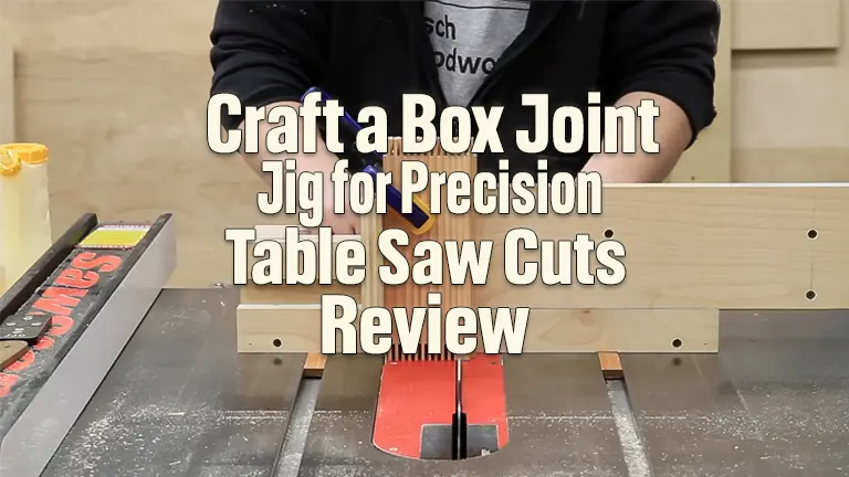 Craft a Box Joint Jig for Precision Table Saw Cuts