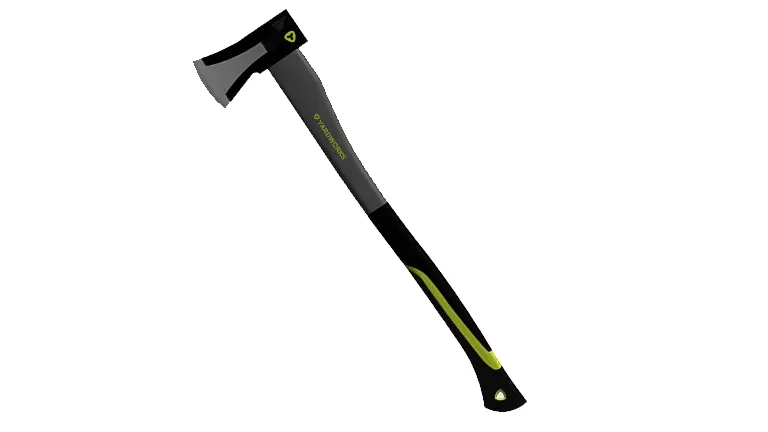 Garant Cougar Axe with a black and yellow handle on a white background