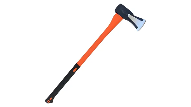 TABOR TOOLS Splitting Maul with an orange and black handle
