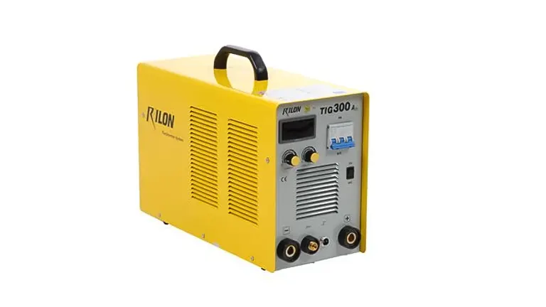 Rilon TIG 300A welding machine in yellow casing