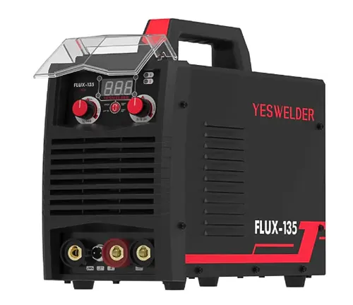 YESWELDER 135 Amp MIG Welder with digital display and controls