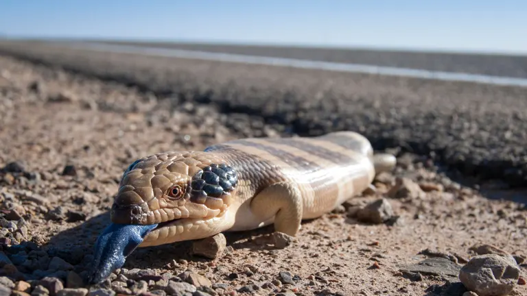 Blue-Tongue Lizard