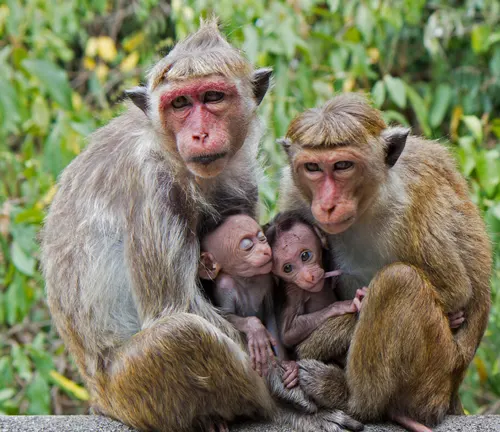 Macaques Monkey Gestation and Infancy