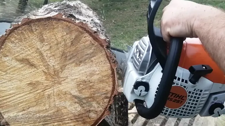 STIHL 251 Chainsaw Performance in Action
