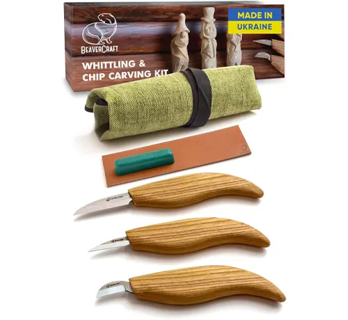 BeaverCraft S15 Whittling Wood Carving Kit