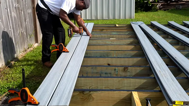Laying Deck Boards