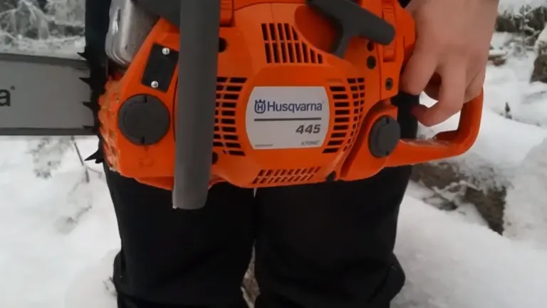 Husqvarna 445 Chainsaw Efficiency and Ease of Use