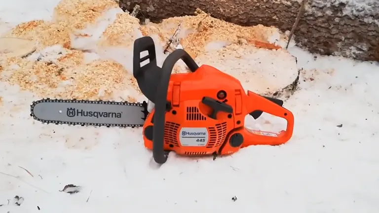Husqvarna 445 Chainsaw Cutting Equipment and Specifications