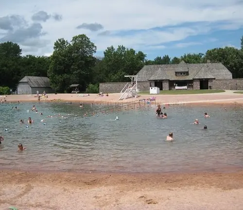 Sand-bottom Swimming Pool