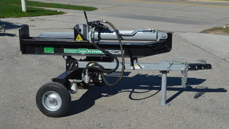 Forest King Pro Log Splitter Mobility and Storage