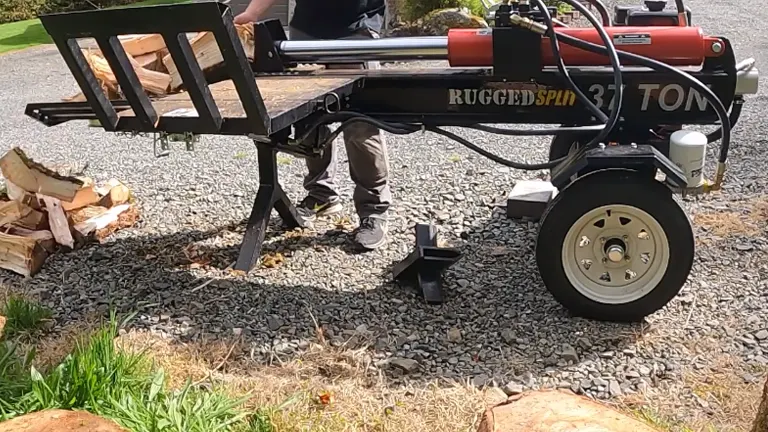 Rugged Made 37-Ton Wood Splitter