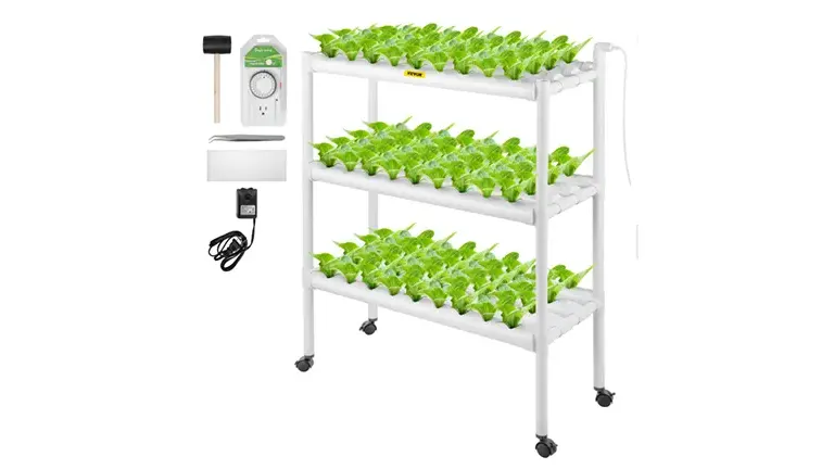 VEVOR Hydroponics Growing System 108 Sites 12 Food-Grade Review