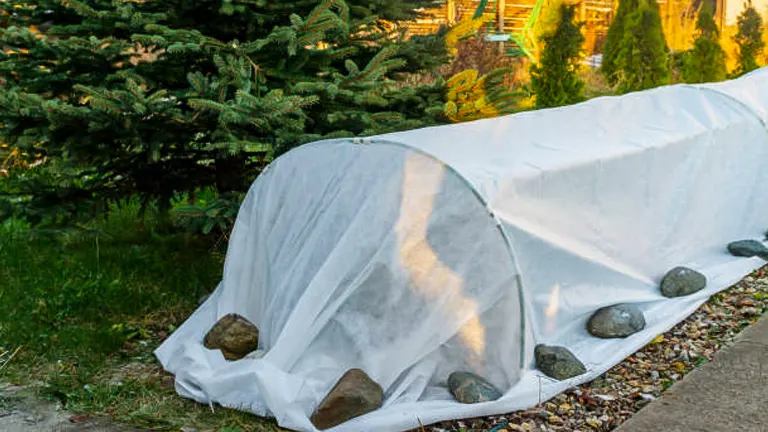 Plastic or Frost Blankets Completely Protect Plants from Freezing