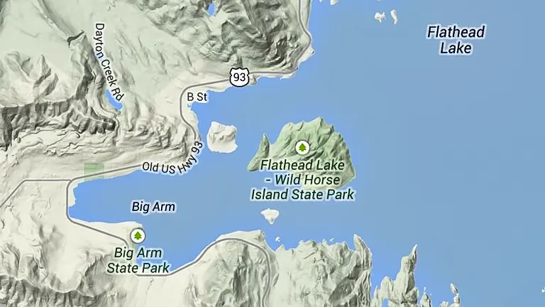 Unique Location of Wild Horse Island State Park