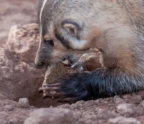 American Badger Hunting and Diet