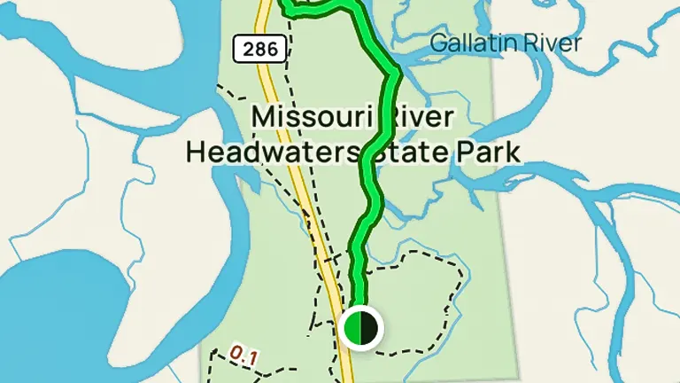 Unique Location of Missouri Headwaters State Park