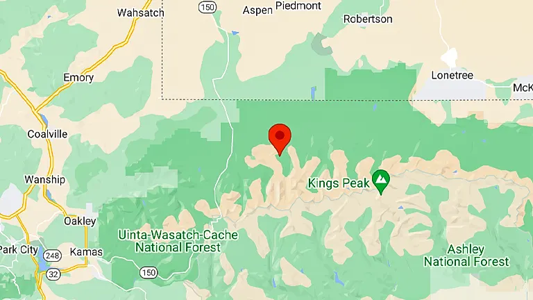 Unique Location of Ashley National Forest