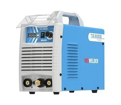 YESWELDER 200A AC/DC Aluminum TIG Welding Machine with digital display and controls
