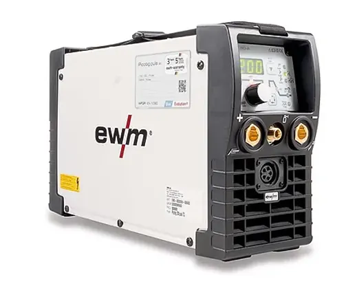 EWM Picotig 200 amp TIG Welder with a digital display and control knobs