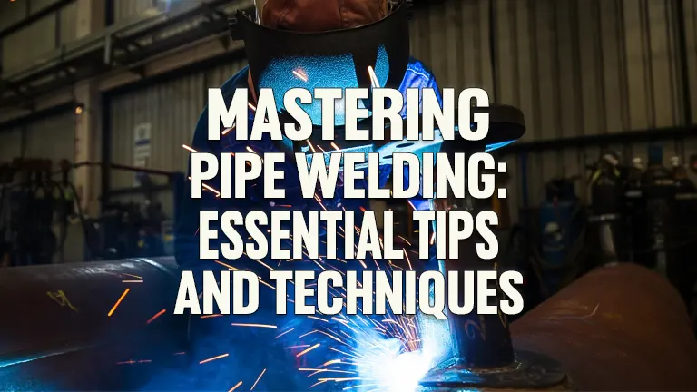 Mastering Pipe Welding: Essential Tips and Techniques