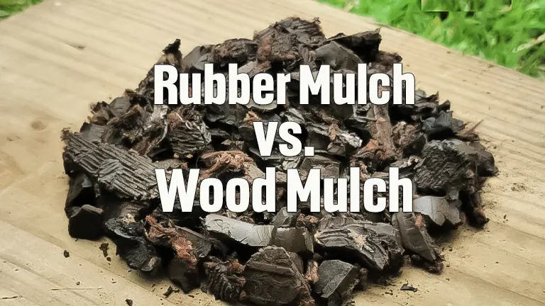 Rubber Mulch vs. Wood Mulch