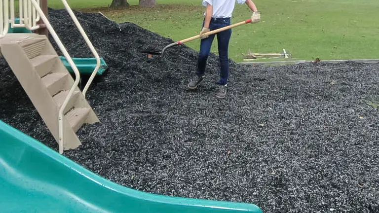 Recycled Rubber Mulch