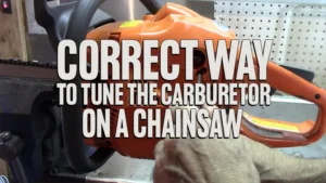 CORRECT WAY To Tune The Carburetor On A Chainsaw
