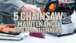 5 Chainsaw Maintenance Tips for Beginners
