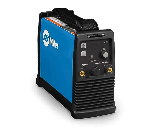 Portable Miller arc welder with control panel